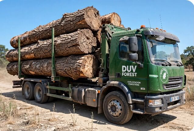 DUV FOREST – Eichen-Stammholz 100 % trocken