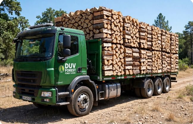 DUV FOREST – Trockenes Eichen-Brennholz – Der König des Feuers